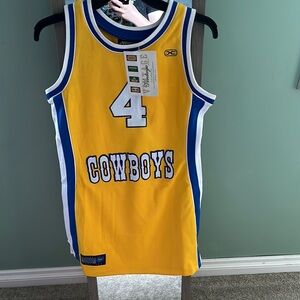Cowboys Yellow Basketball Jersey